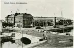 Vy över Malmö Central järnvägsstation.