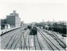 Malmö - Ystads Järnväg, MYJ lok 27 och MYJ lok 28 vid Malmö Västra Station.