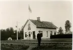Stationsförman, Stfm, V Gustafsson vid Norrgårda station