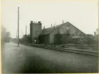 Gamla lokstallet, som revs i slutet av år 1916