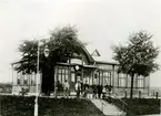 Ovesholms station. Byggd 1909.
Gärds Härads Järnväg, GHJ.