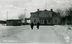 Piteå järnvägsstation, gatusidan.
