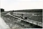 Inlandsbanan, Geografiska Polcirkeln, Statens Järnvägar, SJ motorvagn Y1 1305.