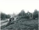 Svartälvs Järnväg, SEJ. Rockesholm station omkring 1910.