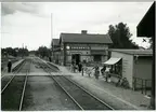 Vaggeryd järnvägsstation.
