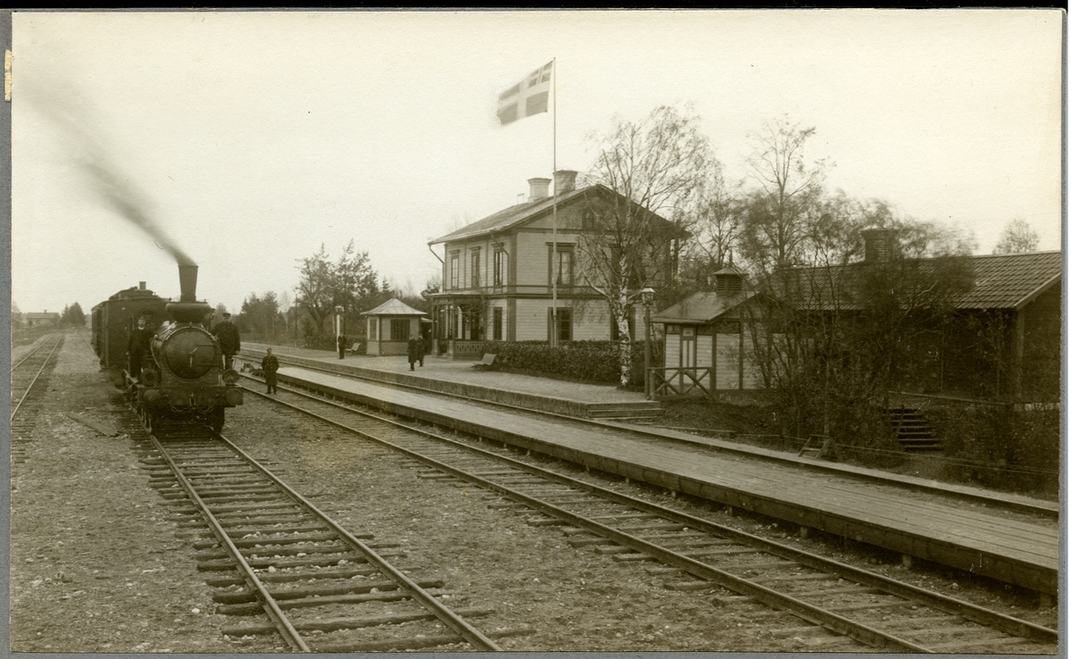 Valbo järnvägsstation.