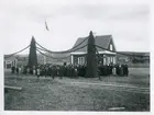 Ydrefors station invigningen 1924.
11 okt 1924 öppnades Vimmeby - Ydre järnväg för trafik ,VYJ. Invigningen var dne 10 oktober 1924.
