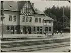 Ängelsbergs stationshus, år 1910-30-tal.