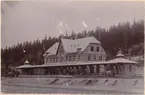 Örnsköldsvik stationshus. Statens Järnvägar, SJ. Stationen invigdes 1892.