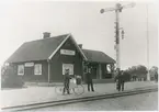 Örslösa station. Lidköpings Järnväg, LJ. Invigdes 11/11 1908 och lades ner 1938.