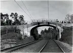 Viadukt vid Brännkyrka. På linjen Stockholm S-Älvsjö