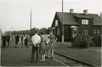 Sörsjön station. Limedsforsen-Särna Järnväg, LiSJ.