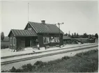 Tarsta station. Norra Östergötlands Järnväg, NÖJ.
