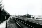 Järva station under försöket med elektrisk drift.