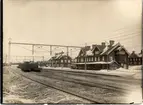 Kiruna stationshus före branden 1915.