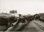 Klippan station med, Helsingborgs-Hässleholms Järnväg, HHJ Lok 10 