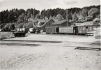 Stavsjö Järnväg. Bangården i Kolmårdens hamn.