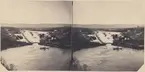Stereoskopi av vattenfall vid Rottneros.