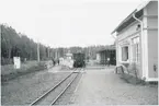 Stockholm-Roslagens Järnväg, SRJ RB 33 på Rydbo station, den 28 september 1990.