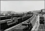 Stockholm Norra station och bangård 1902. Loken närmast i bilden är nummer Statens Järnvägar SJ Ca 296 