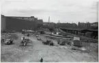 Stockholm Central. Ombyggnad av bangården