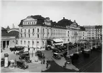 Stockholm Central omkring 1940 talet.