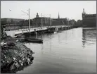 Central stationen. Bygge av nya bron över Riddarfjärden.  Sträckan mellan Stockholm C och Riddarfjärden.