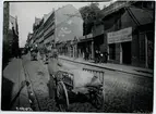 Stockholm omkring 1900. Götgatan 38 norrut.