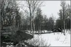 Vy över rallarkyrkogården i Tornehamn.