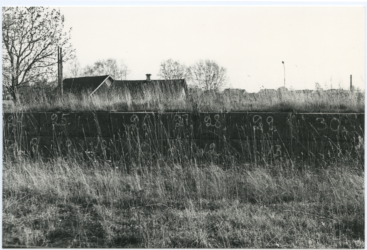 Lastkaj uppmärkt för nedmontering i Trädet.