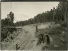 Vy på linjen mellan vid Tomteboda och Värtan.