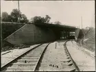 Tomteboda. Statens Järnvägar, SJ. Värtaviadukten på sträckan Karlberg -Tomteboda, Ke-Tm.