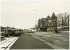 Ulricehamn station, på spåret rälsbussarna Statens Järnvägar  SJ Y7 1169 och SJ Y7 1246.