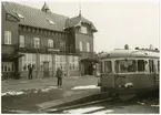 Statens Järnvägar, SJ Y7 1180 Motorvagn vid Ulricehamn station.