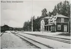 Voxna bruks station. Voxna - Lobonäs, WLJ.