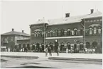 Värnamo järnvägsstation.