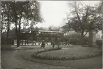 Järnvägsbro, viadukt förbi Linnéparken.