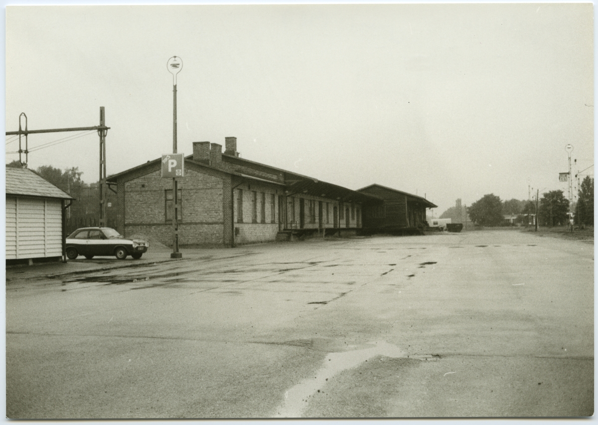 Område vid Ängelholms station.
