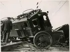 Tågolycka vid Örebro 1940.