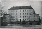 Örebro, slottets östra fasad, före 1897.