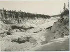 Järnvägsbrobygge vid Stora Luleälven.