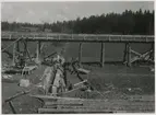 Förberedelse för dubbelspår linjen Järna-Katrineholm.
Bro vid Ängstugan.