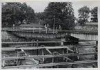 Kungsör, järnvägsbron från landsvägsbron.