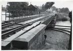 Strömsholm, järnvägsbron över Borgå sund söder om Strömsholm på linjen mellan Kolbäck och  Rekane.