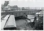 Svängbron över Borgåsund söder om Strömsholm på linjen mellan Kolbäck och  Rekane.