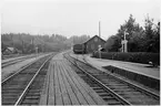 Degerfors station inför elektrifieringen.