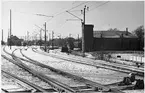 Bangården vid Karlstad Östra station.