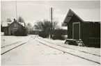 Inför elektrifieringen vid Byringe station.