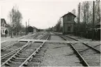 Bangården vi Arbrå station.