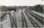 Bangården vid Ljusdal station.